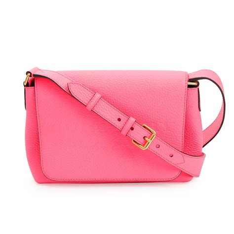 burberry neon pink bag|BURBERRY Calfskin Smooth Grain Small Burleigh Crossbody .